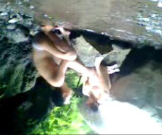 Ngentot di sungai alam terbuka Jadul HOT!