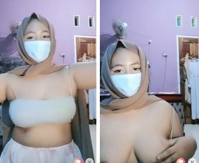 Tiara Hijabers show Toket Sugar Live