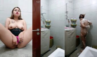 Calista Ngocok Memek Crot Lanjut Mandi